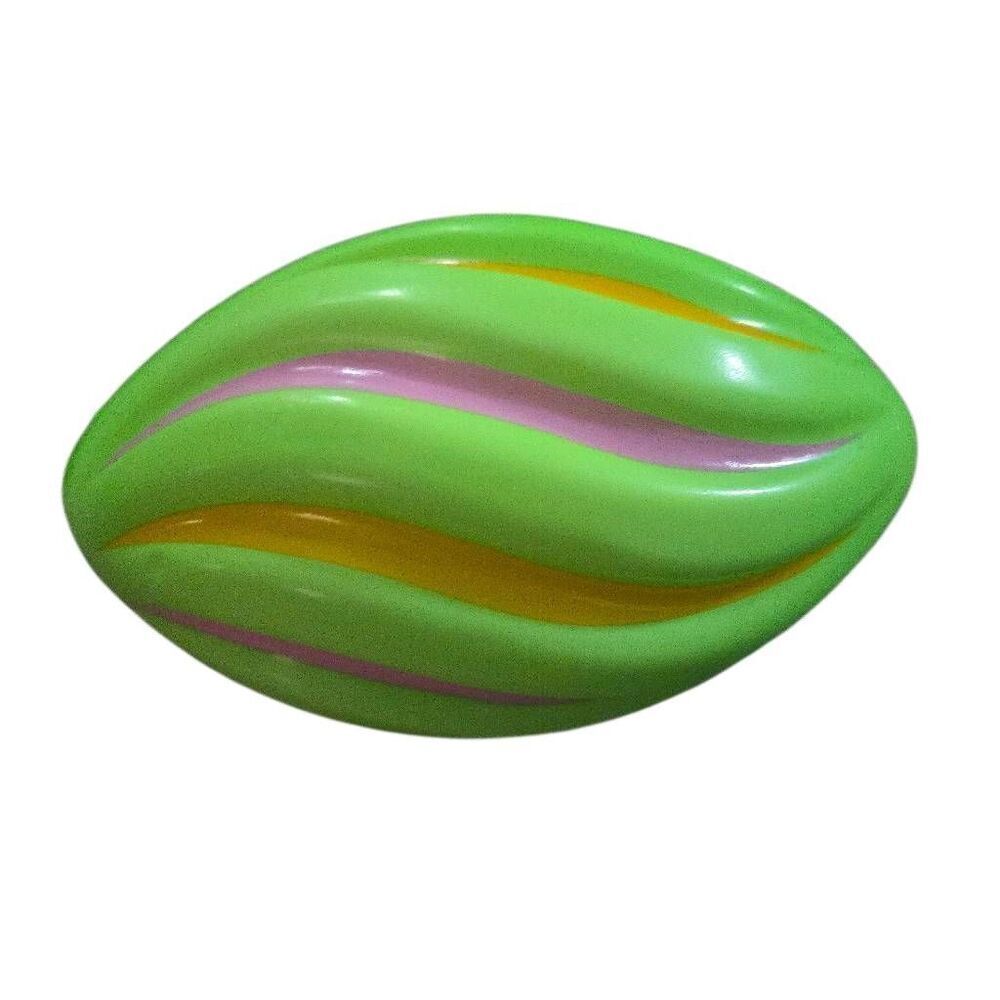 7in lime/pink/orange Foam Spiral/ Football